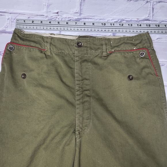 Vintage 1950's Boy‎ Scouts Of America Sanforized Uniform Green Shirt Pants Hat - Picture 14 of 15